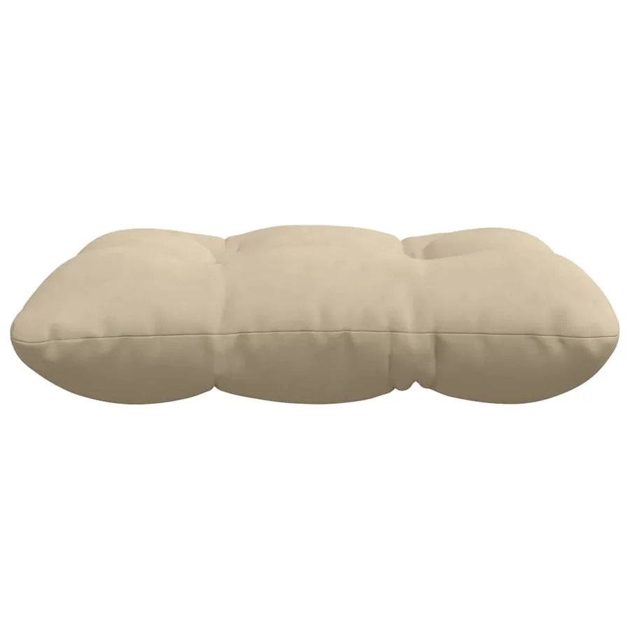 Coussins de siège 4 pcs Crème 45 x 45 cm Tissu en microfibre - 6