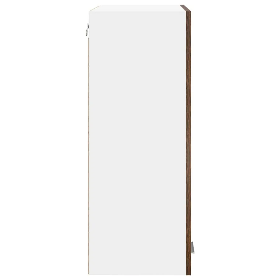 Armoire suspendue Chêne fumé 60 x 31 x 80 cm Bois d'ingénierie - 7