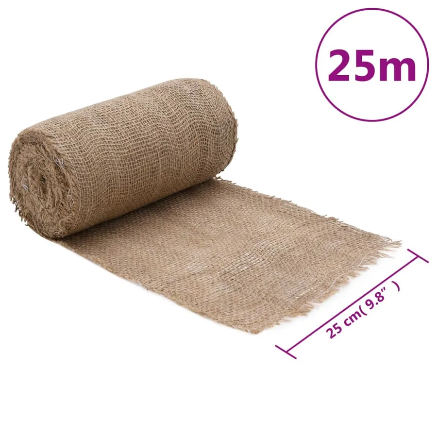 Rouleau de jute 0,25x25 m 100 % jute 200 g/m² - 7