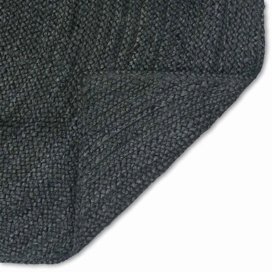 Tapis de surface Gris foncé 80 x 200 cm Jute - 6
