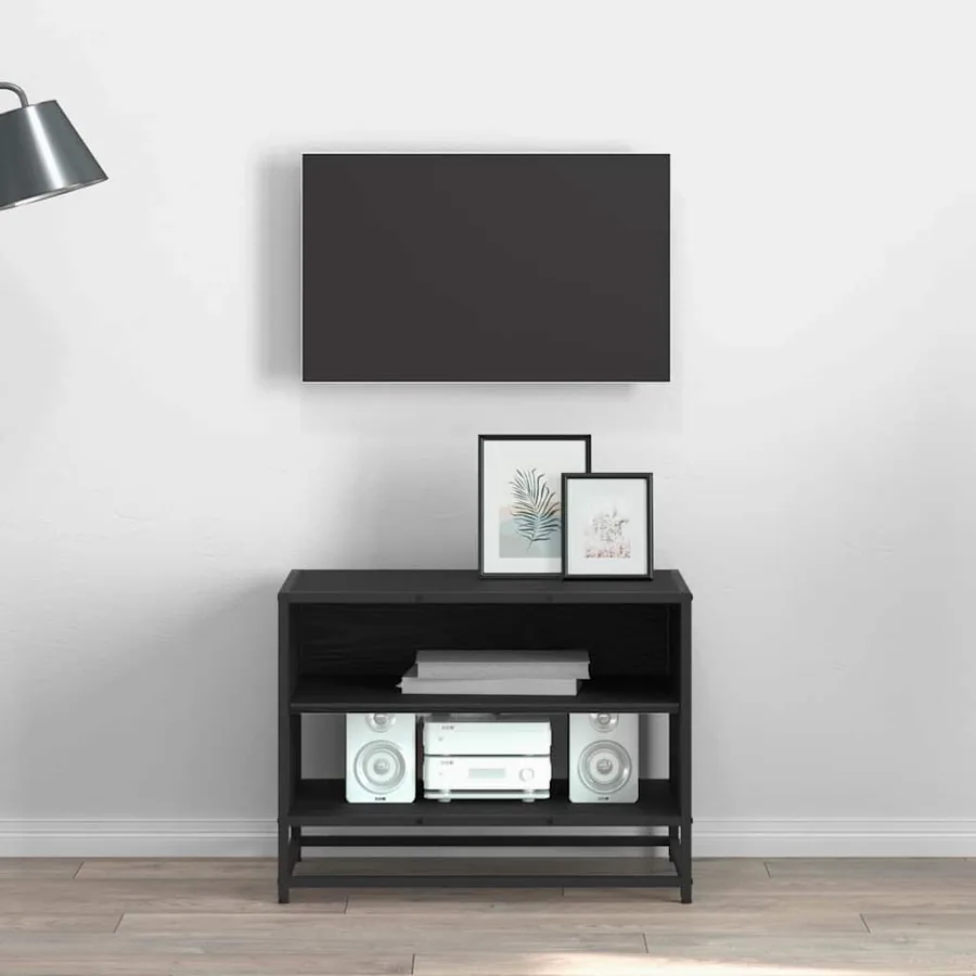 Unites TV Chêne noir 61 x 40 x 46 cm Bois d'ingénierie