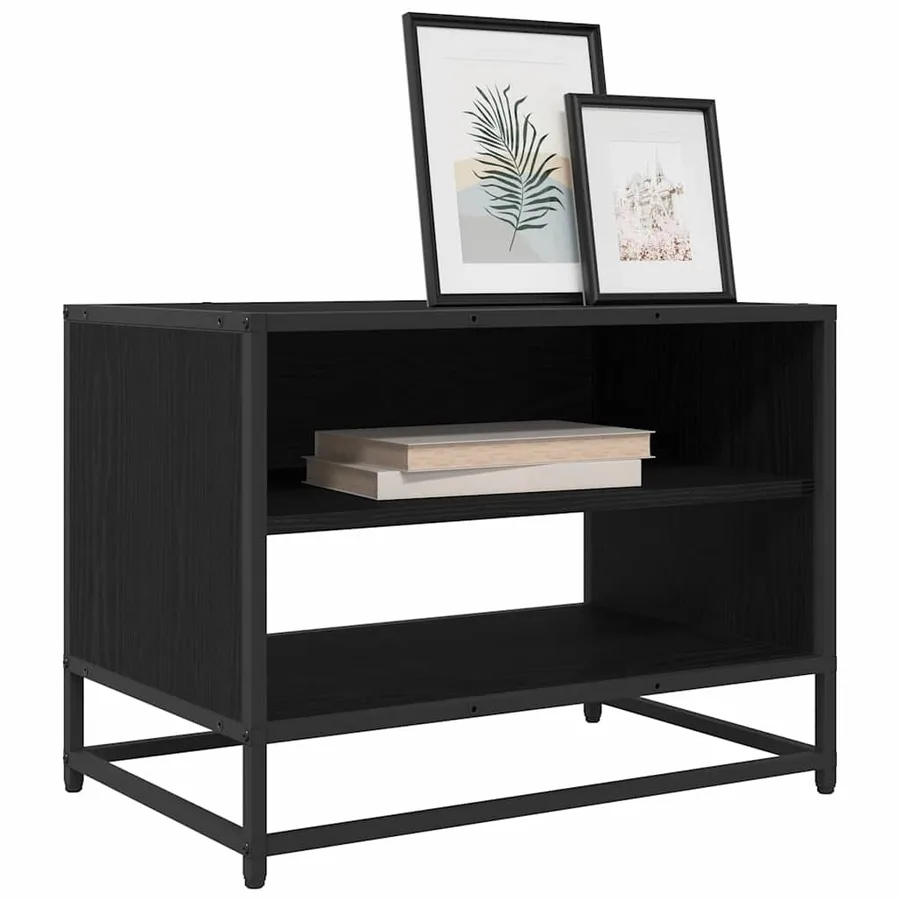 Unites TV Chêne noir 61 x 40 x 46 cm Bois d'ingénierie - 3