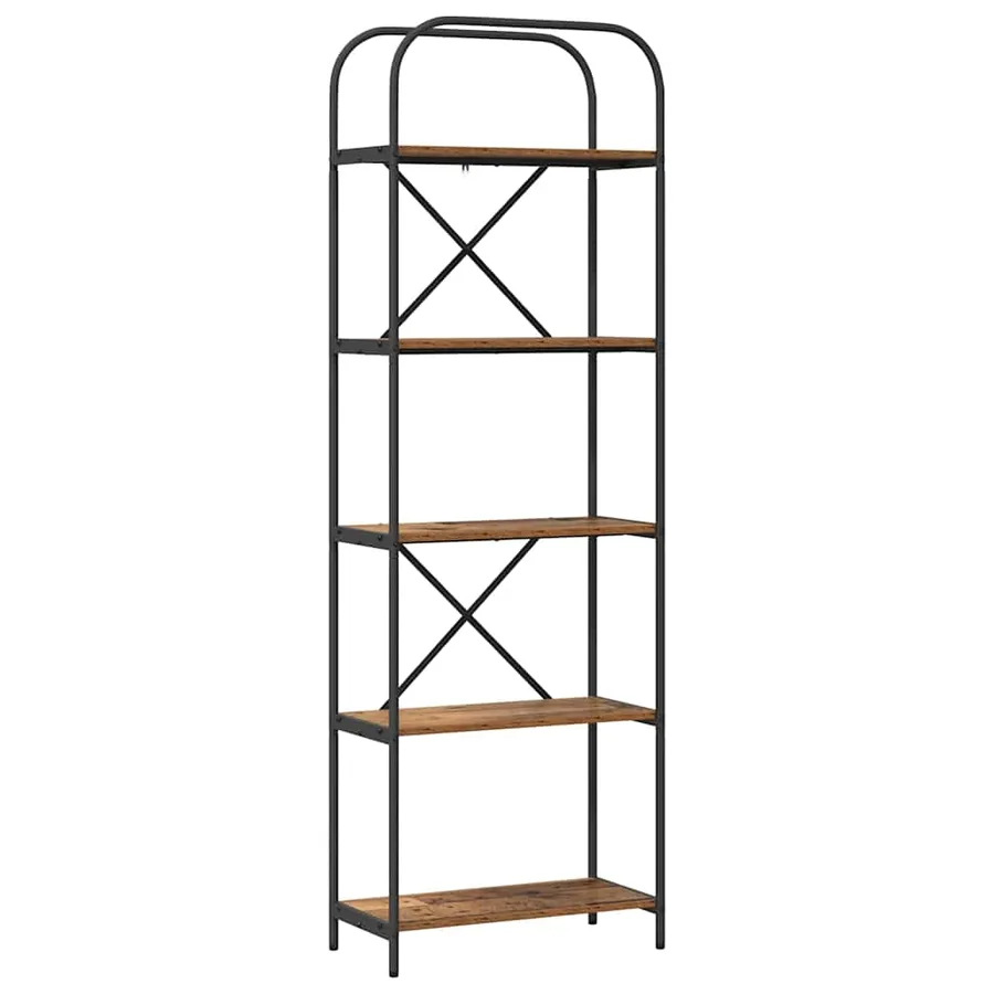 Étagère Bois ancien 60 x 30 x 183 cm Bois d'ingénierie - 2