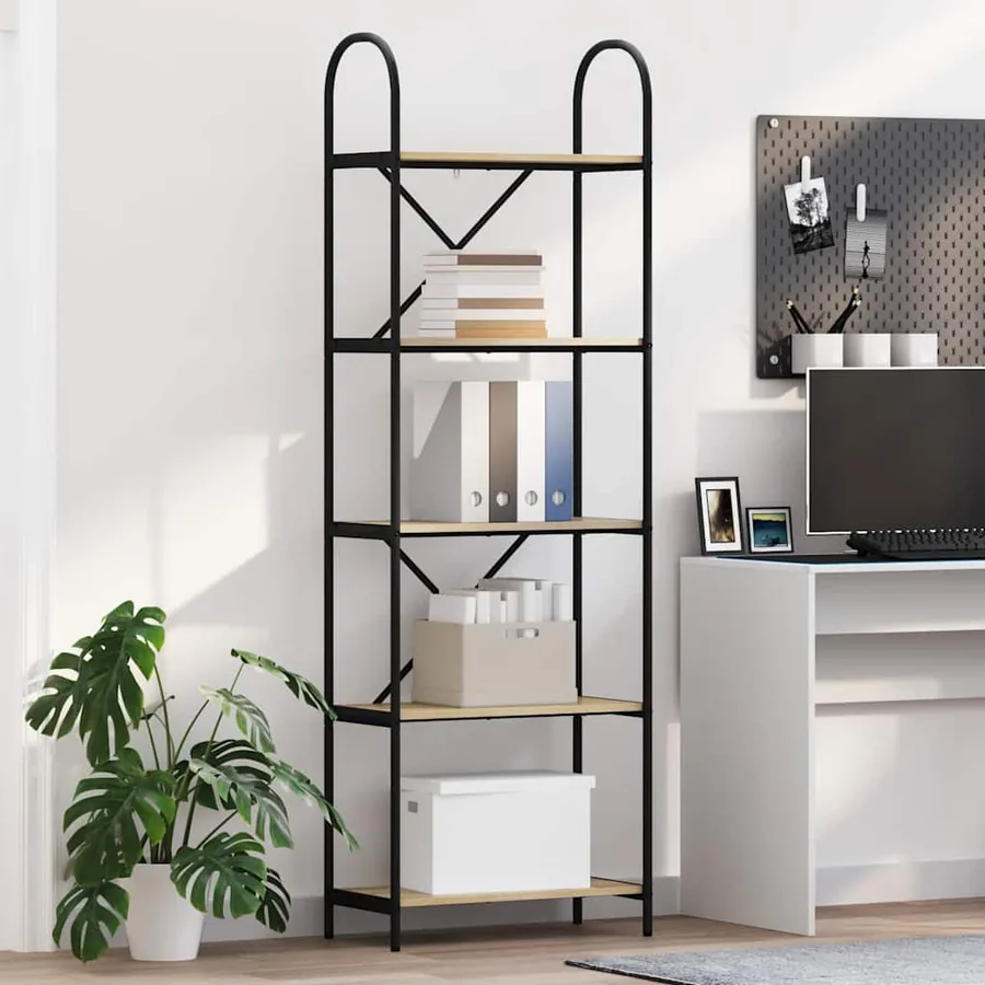 Étagère Chêne Sonoma 60 x 30 x 183 cm Bois d'ingénierie