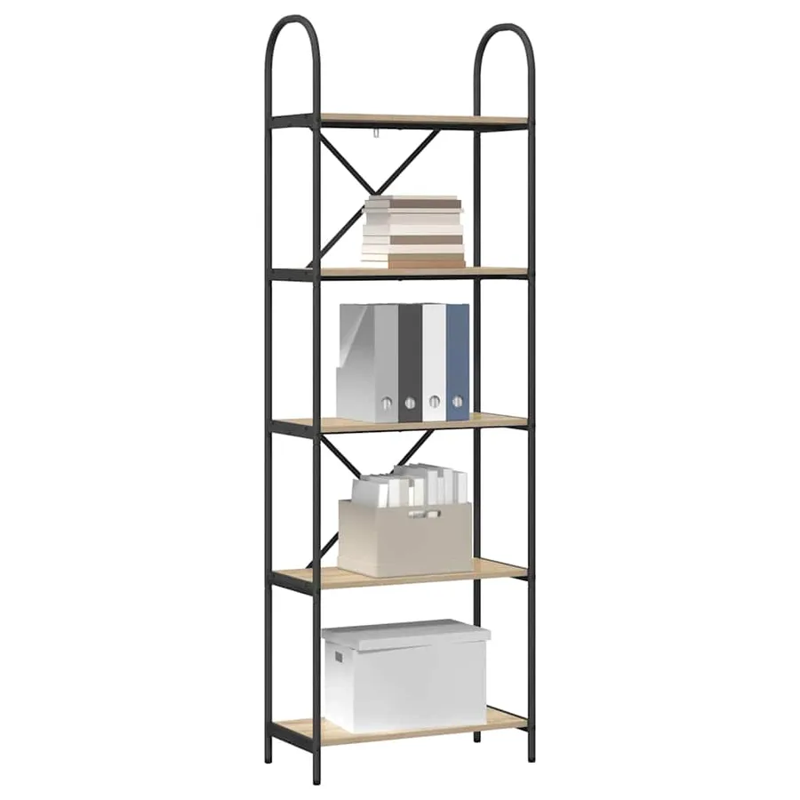 Étagère Chêne Sonoma 60 x 30 x 183 cm Bois d'ingénierie - 3