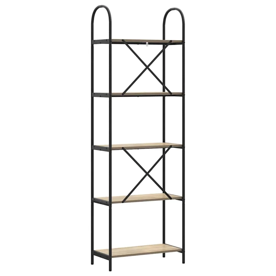 Étagère Chêne Sonoma 60 x 30 x 183 cm Bois d'ingénierie - 7