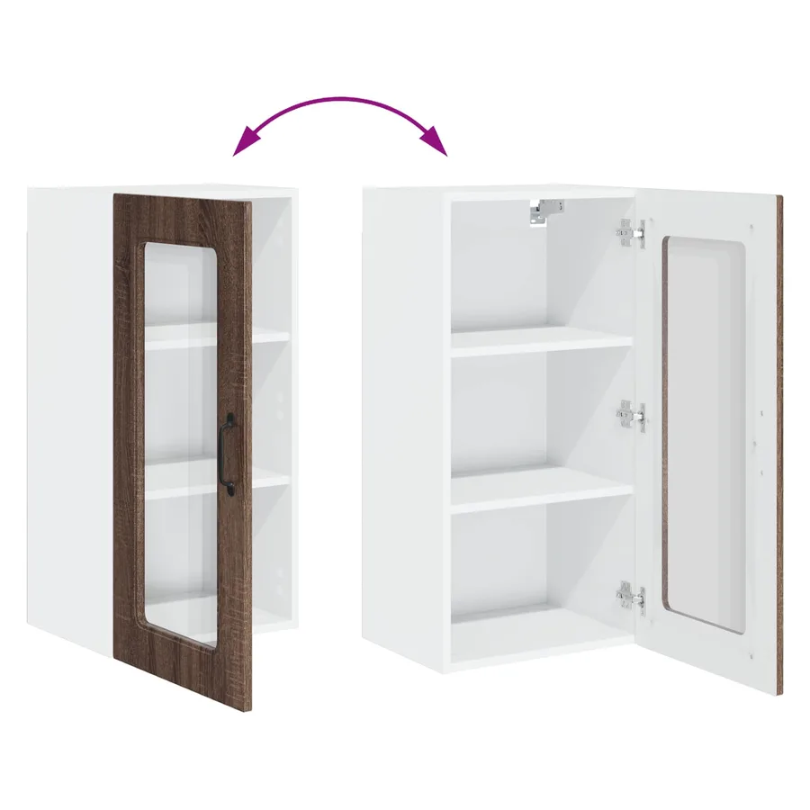 Panneau de lave-vaisselle Kalmar 2 pcs Chêne brun - 12