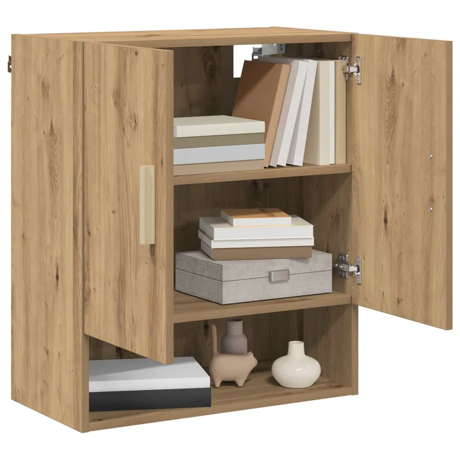 Meuble mural 60 x 31 x 70 cm Bois d'ingénierie Chêne artisan - 3
