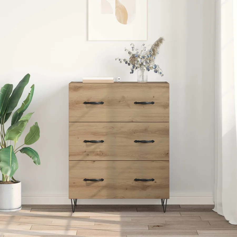Buffet Chêne artisanal 69,5 x 34 x 90 cm - 4
