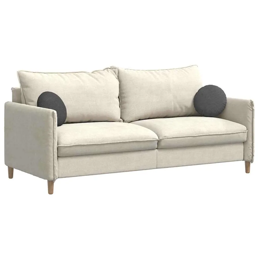 Coussins de siège 2 pcs Gris foncé Ø30 x 13 cm - 3