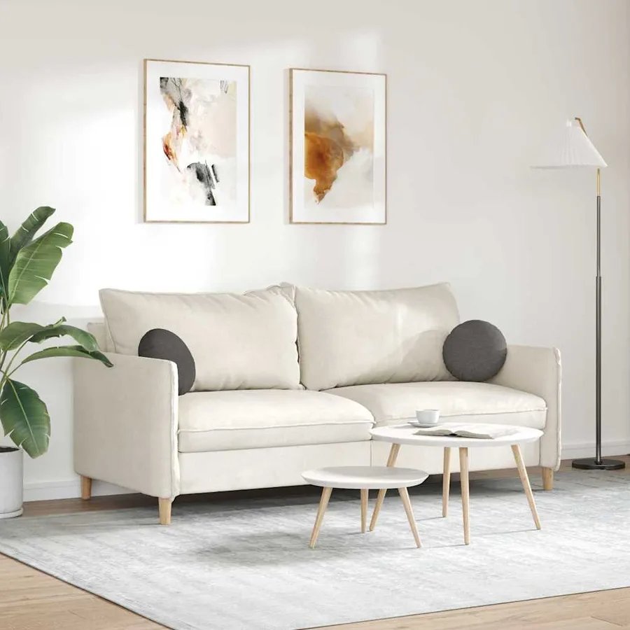 Coussins de siège 2 pcs Gris foncé Ø30 x 13 cm - 4
