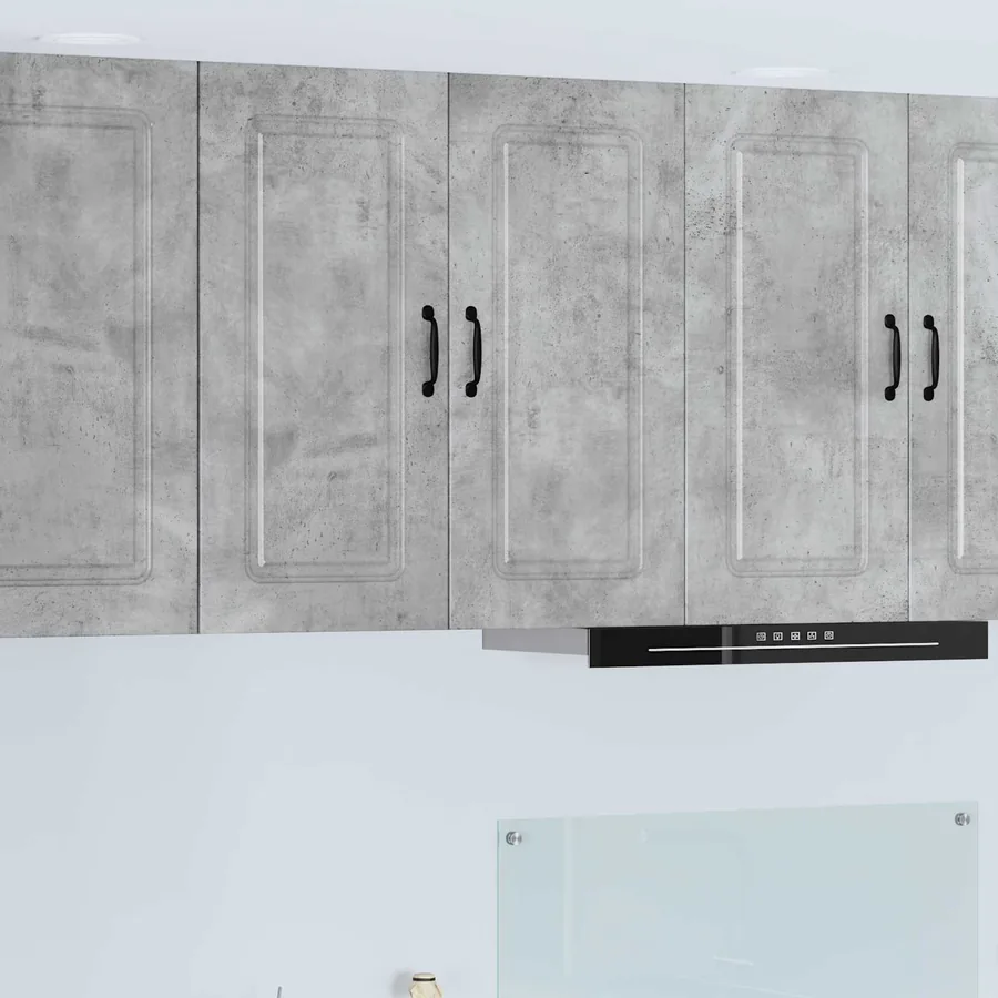 Panneau de lave-vaisselle Kalmar Gris béton 80 x 31 x 80 cm