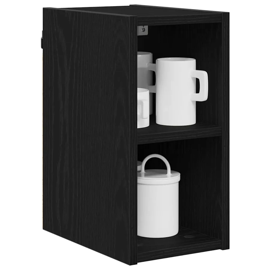 Armoire suspendue avec stockage Chêne noir 20 x 29,5 x 40 cm - 3