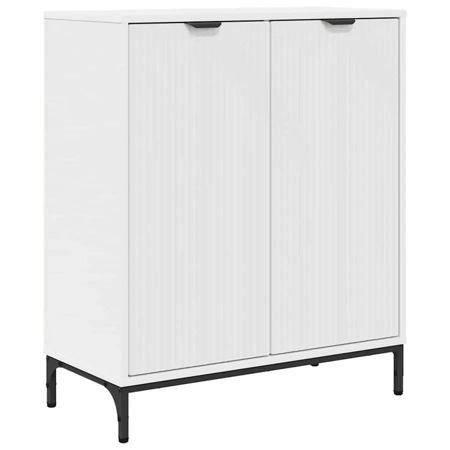 Buffet Blanc 69,5 x 33 x 82 cm Bois d'ingénierie - 2