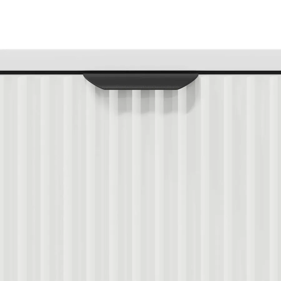 Buffet Blanc 69,5 x 33 x 82 cm Bois d'ingénierie - 9