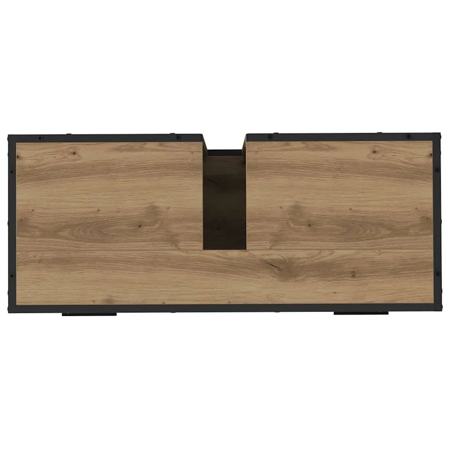 Ensemble de mobilier de salle de bain 4 pc Chêne artisanal - 11