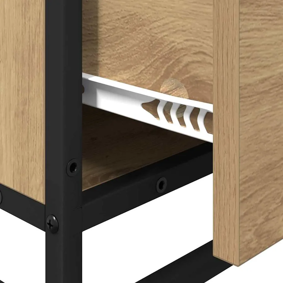 Ensemble de mobilier de salle de bain 4 pc Chêne artisanal - 14