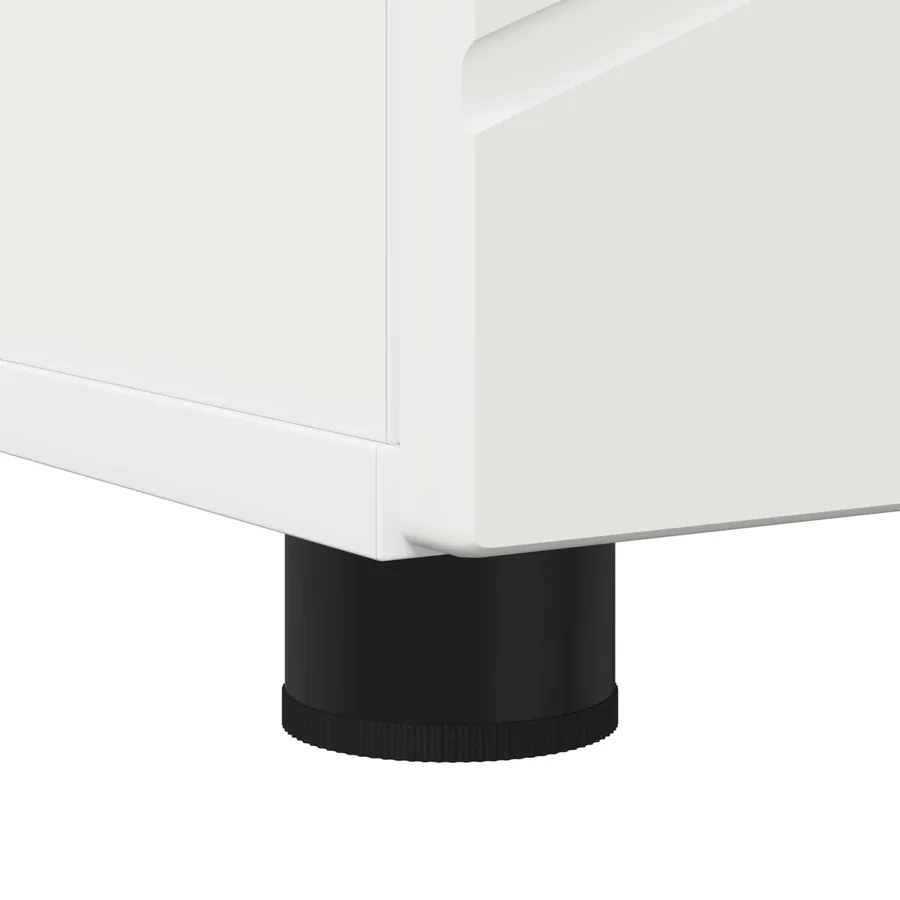 Cabinet de salle de bain avec stockage Blanc 30 x 35 x 192 cm - 9