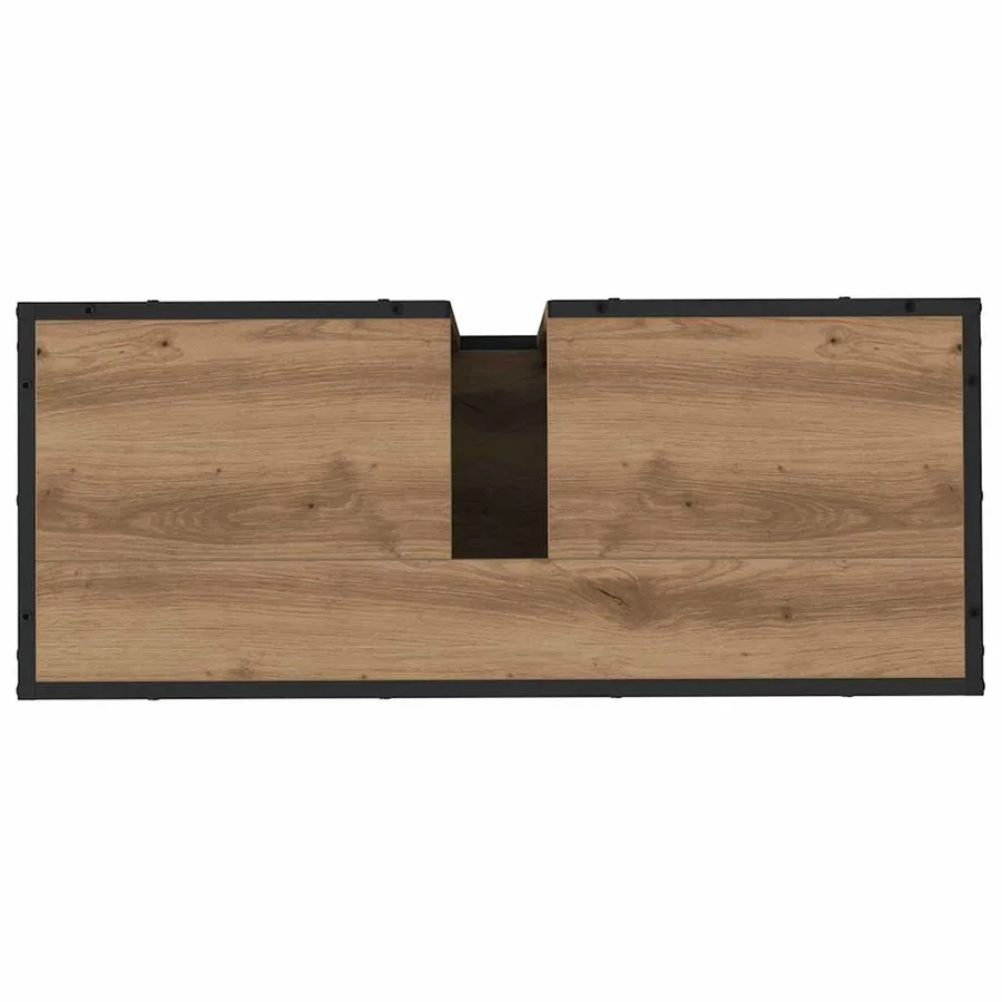 Ensemble de mobilier de salle de bain 3 pc Chêne artisanal - 8