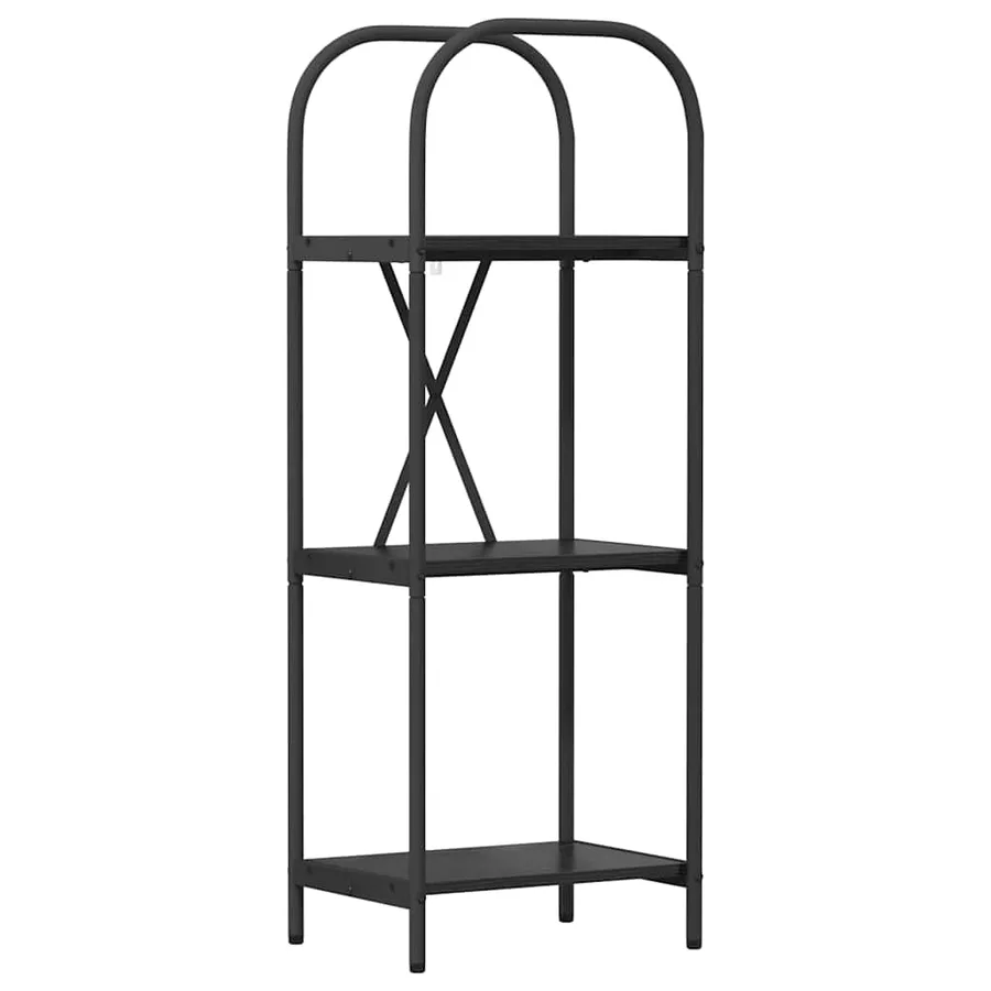 Étagère Chêne noir 40 x 30 x 109 cm Bois d'ingénierie - 2
