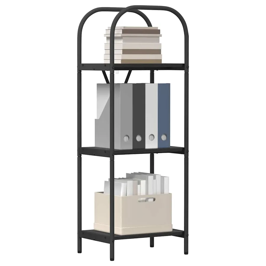 Étagère Chêne noir 40 x 30 x 109 cm Bois d'ingénierie - 3