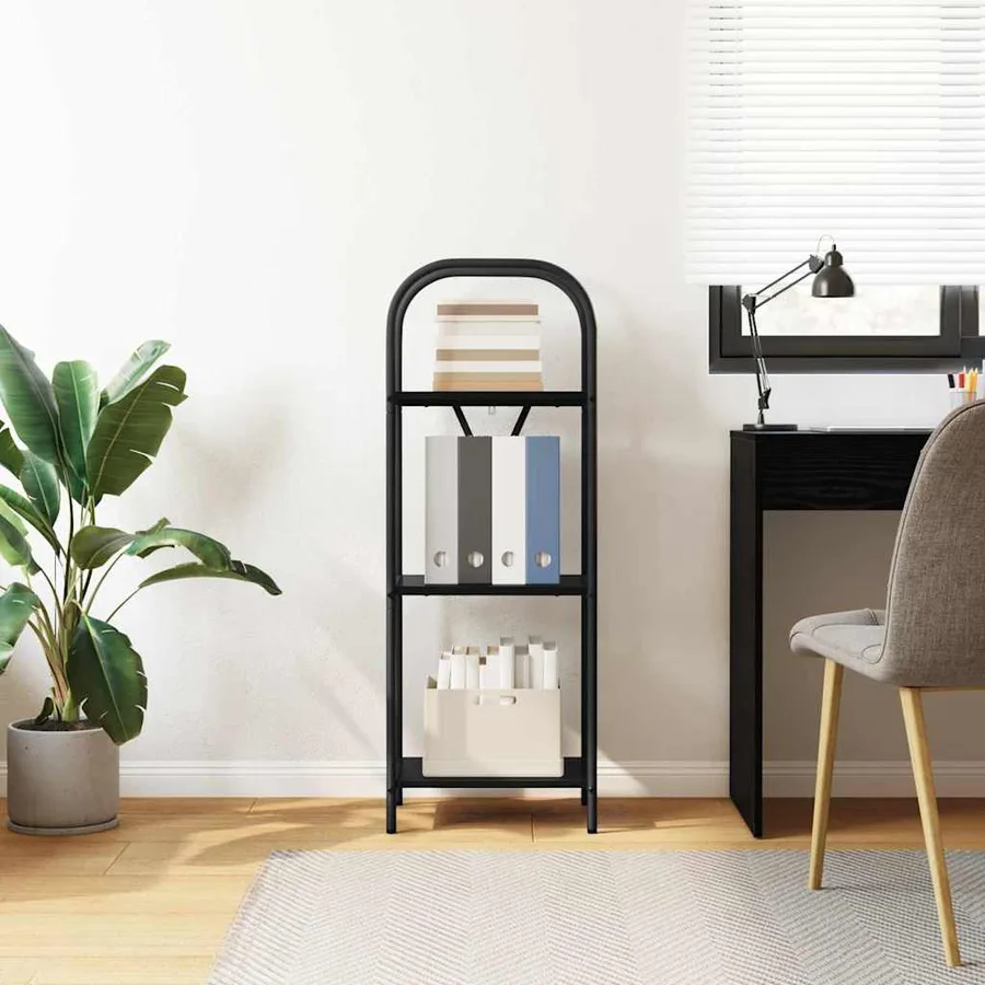 Étagère Chêne noir 40 x 30 x 109 cm Bois d'ingénierie - 4