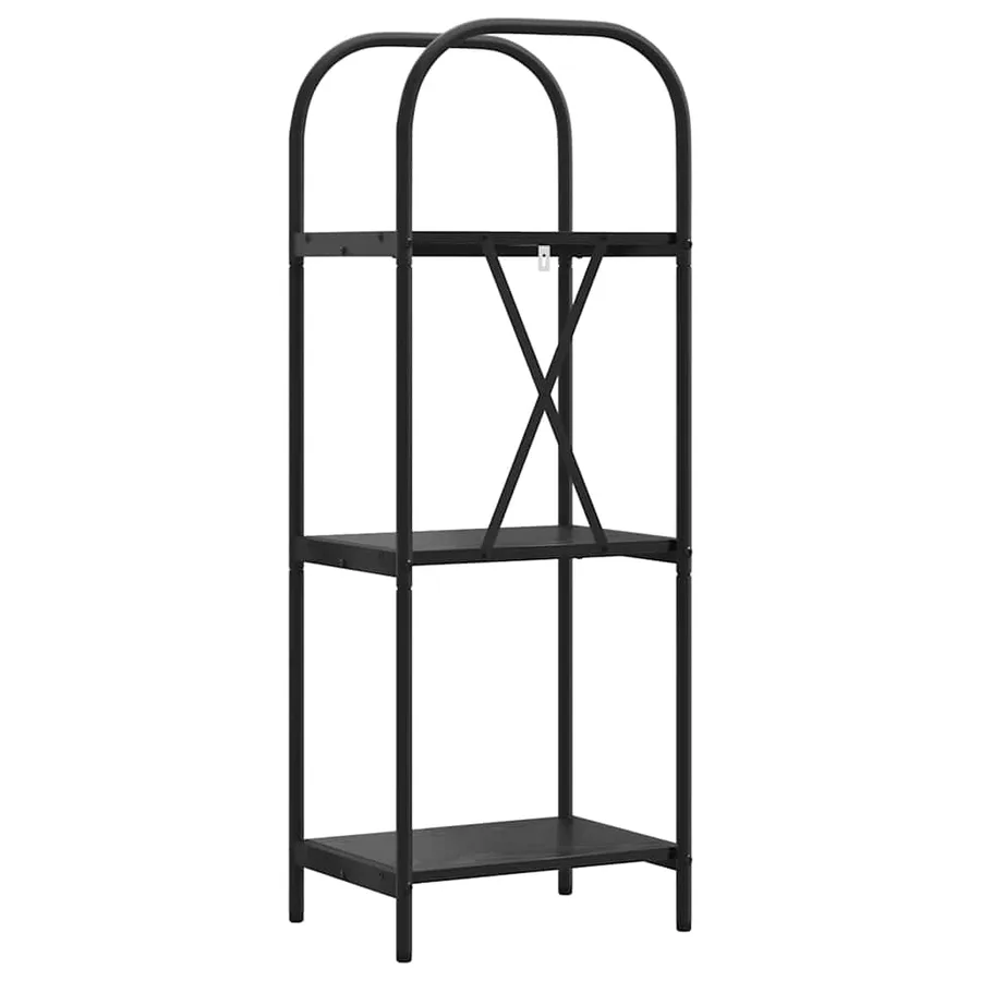 Étagère Chêne noir 40 x 30 x 109 cm Bois d'ingénierie - 7