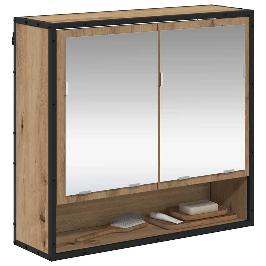 Étagère Murale Chêne artisanal 65 x 20 x 60 cm - 3