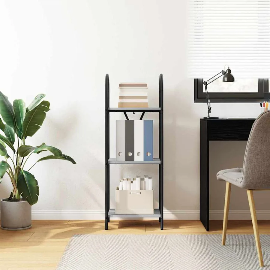 Étagère Gris Sonoma 40 x 30 x 109 cm Bois d'ingénierie - 4