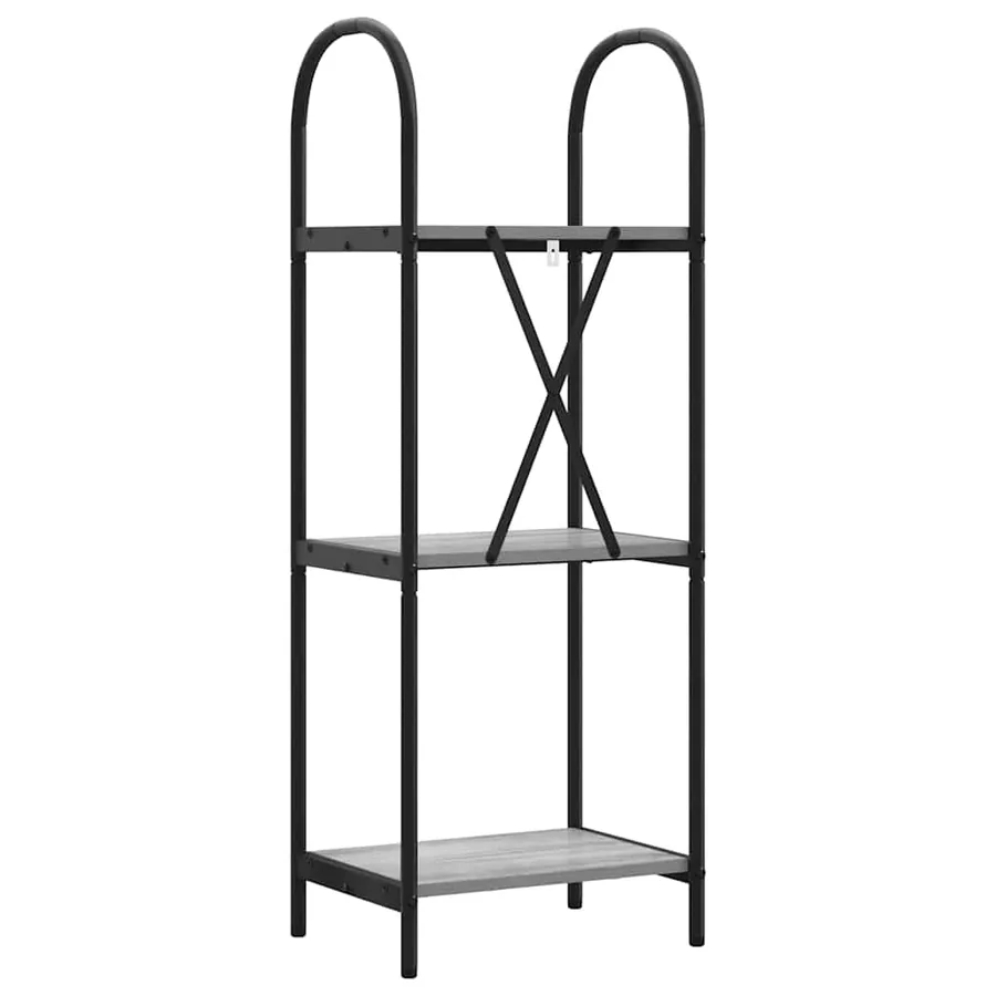 Étagère Gris Sonoma 40 x 30 x 109 cm Bois d'ingénierie - 7