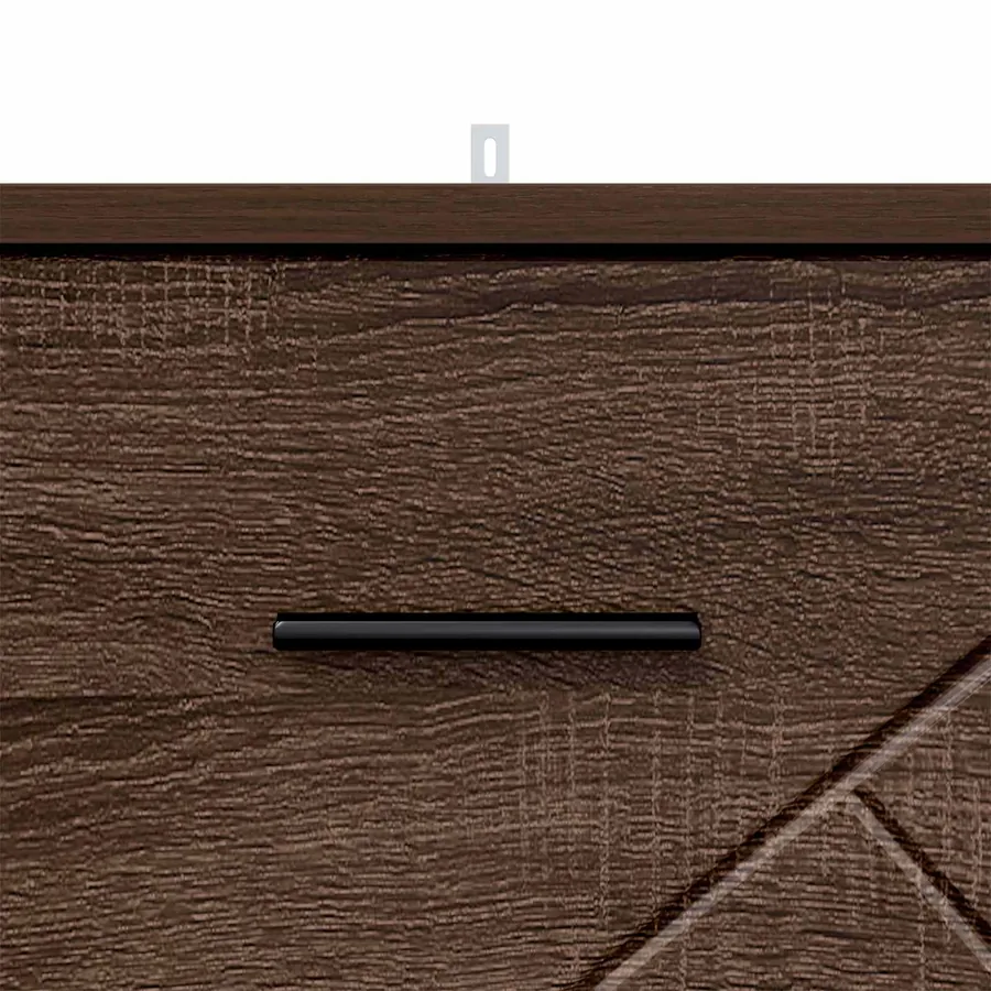 Cabinet de chevet avec tiroir Chêne marron 38 x 38 x 66 cm - 9
