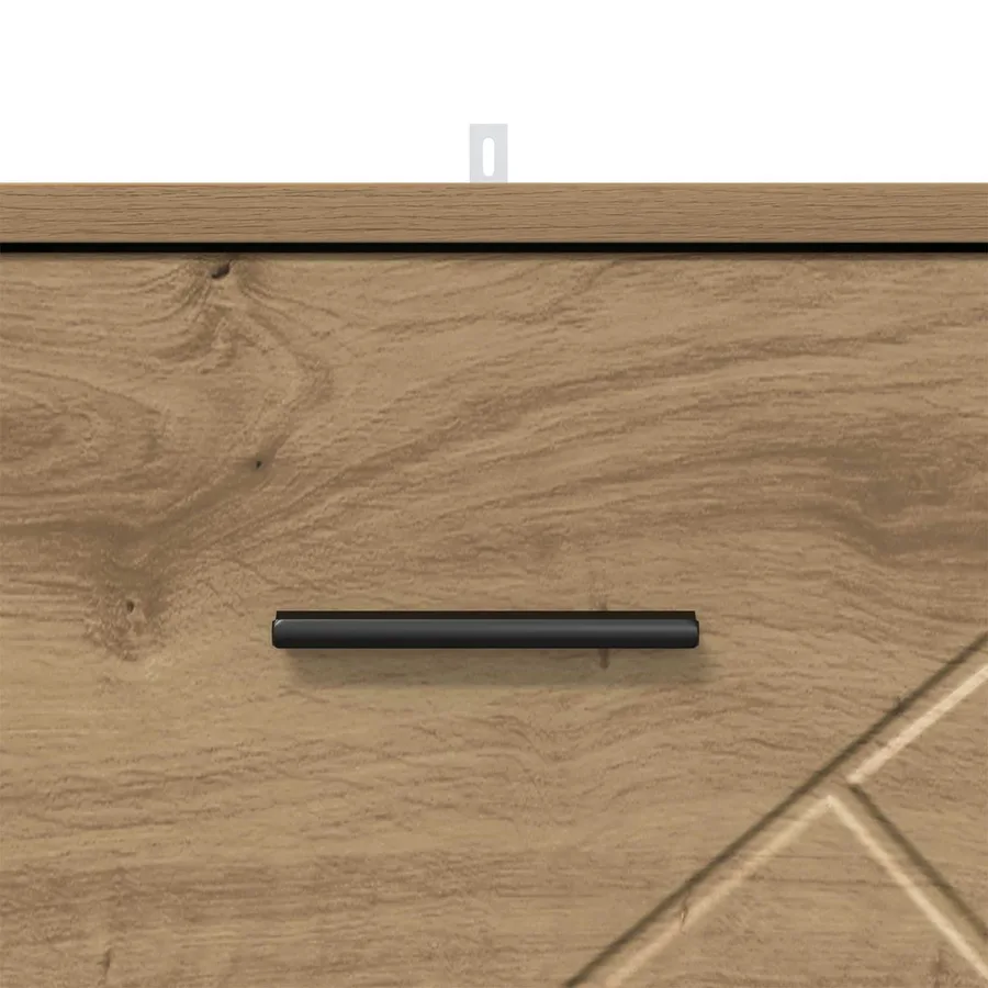 Cabinet de chevet chêne artisanal 38 x 38 x 66 cm - 9