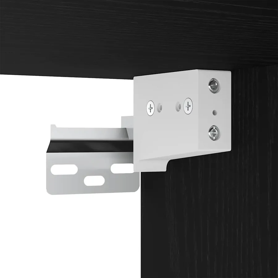 Ensemble de mobilier de salle de bain 4 pcs Chêne noir - 13
