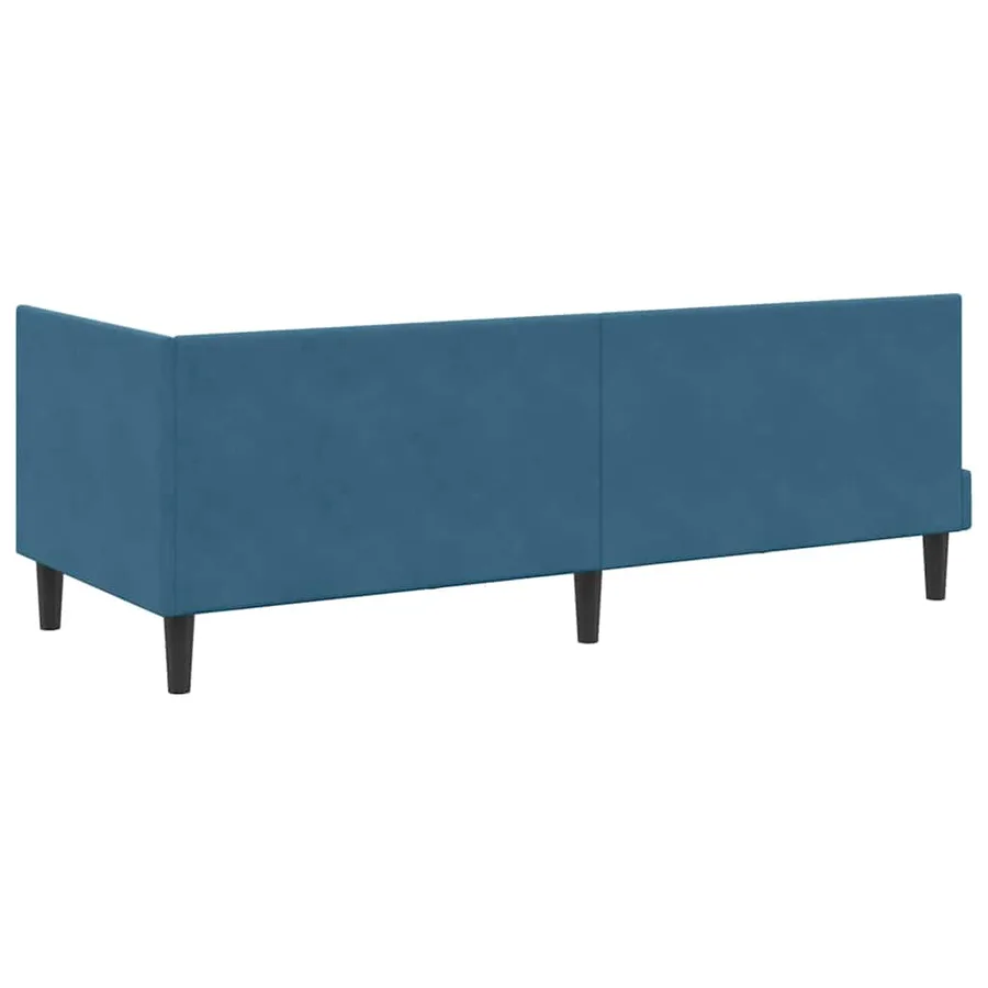 Cadre de lit d'angle Bleu 80 cm x 200 cm Velours - 7