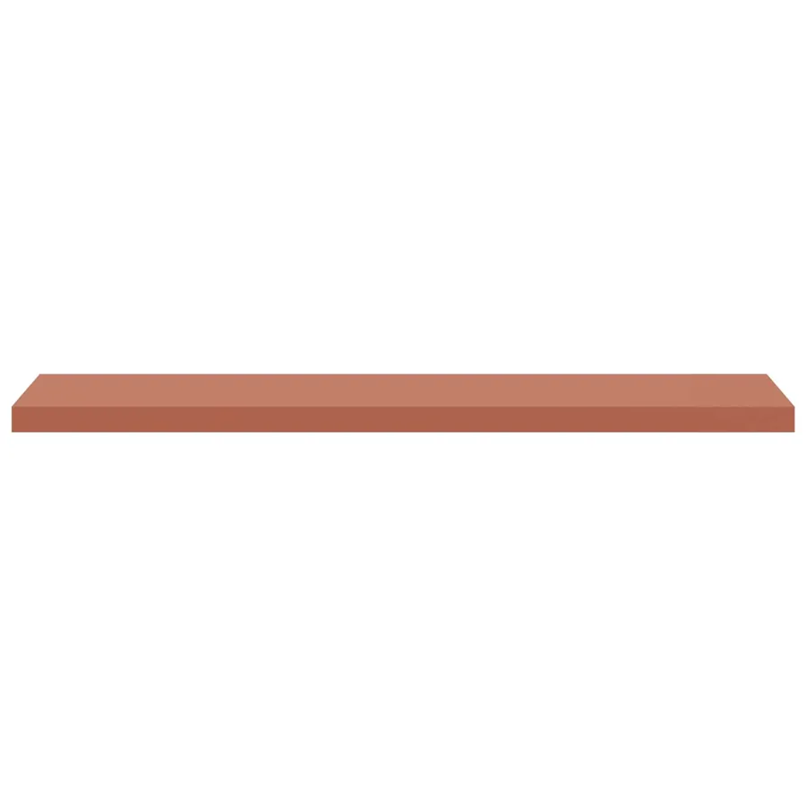 Étagère Murale 2 pcs Rouge 120 x 23,5 x 4 cm Bois d'ingénierie - 7