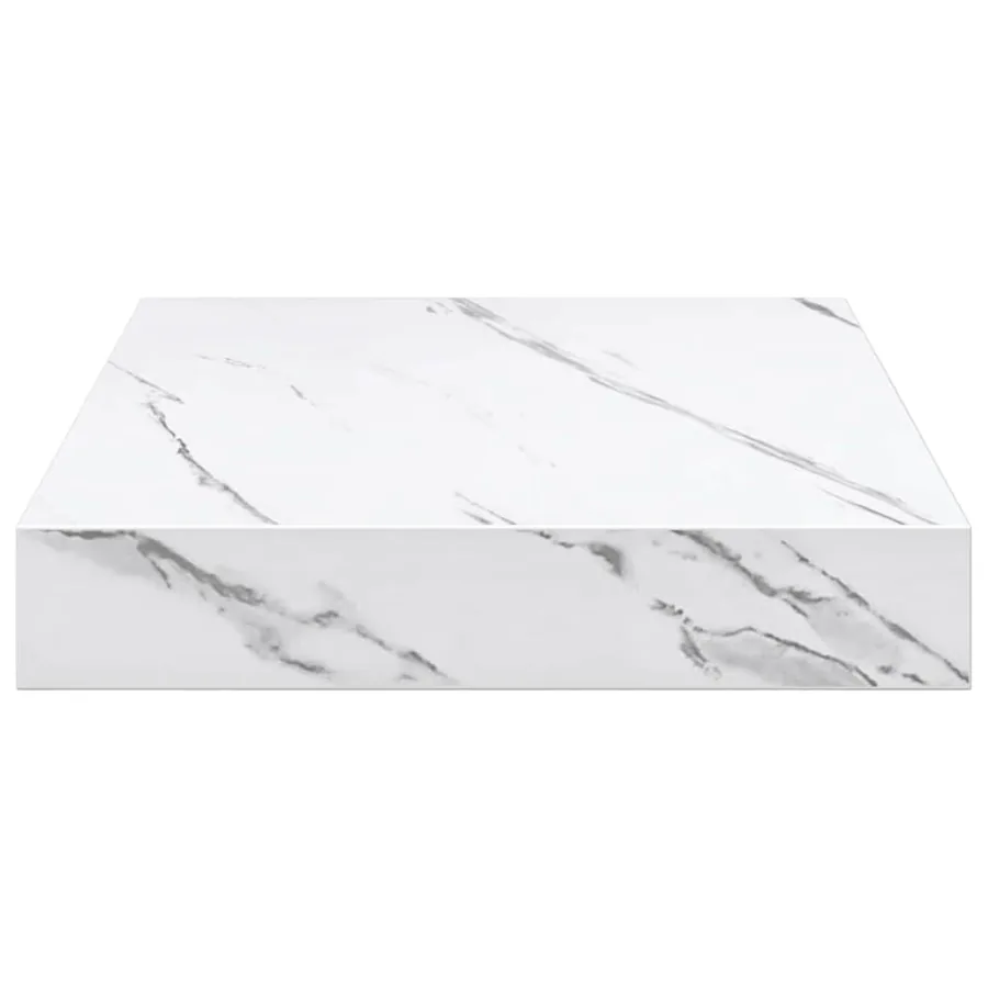Étagère Murale 2 pcs Marbre blanc 23 x 23,5 x 4 cm - 7