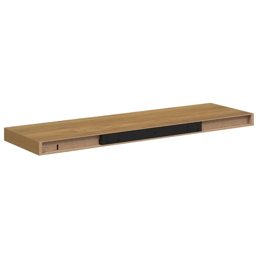 Étagère Murale 4 pcs Marron 90 x 23,5 x 4 cm Bois d'ingénierie - 9