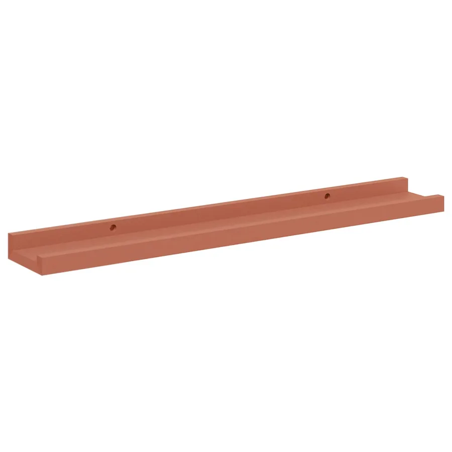 Étagère Murale Montage mural 4 pcs Rouge 60 x 9 x 3 cm - 6