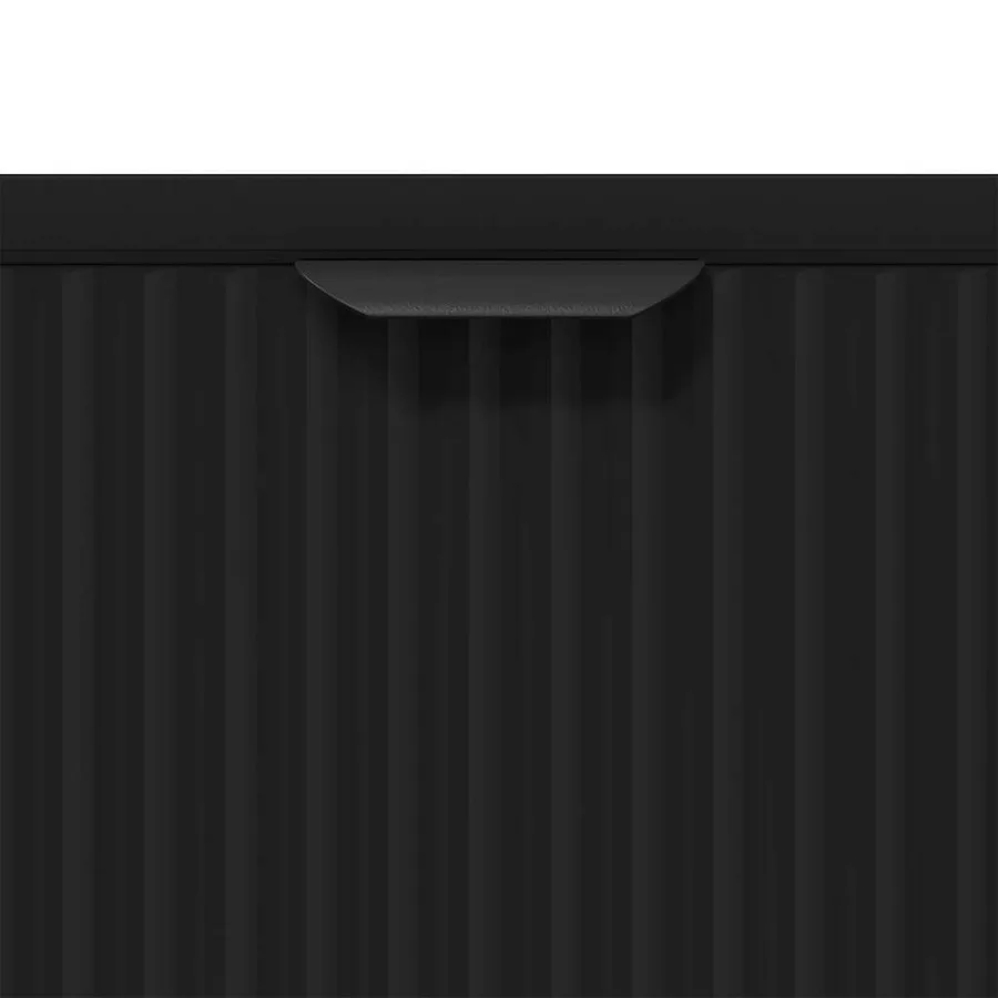 Cabinet de salle de bain avec tiroir Noir 39,5 x 36 x 88 cm - 9