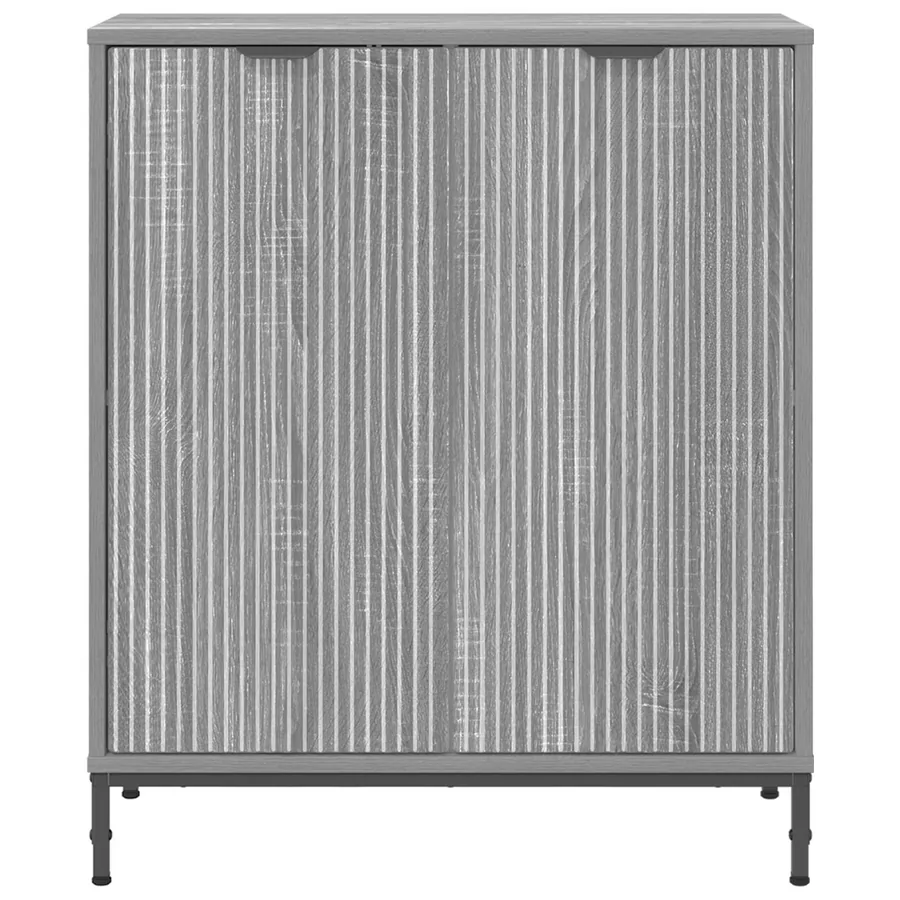 Buffet Gris Sonoma 69,5 x 33 x 82 cm Bois d'ingénierie - 6