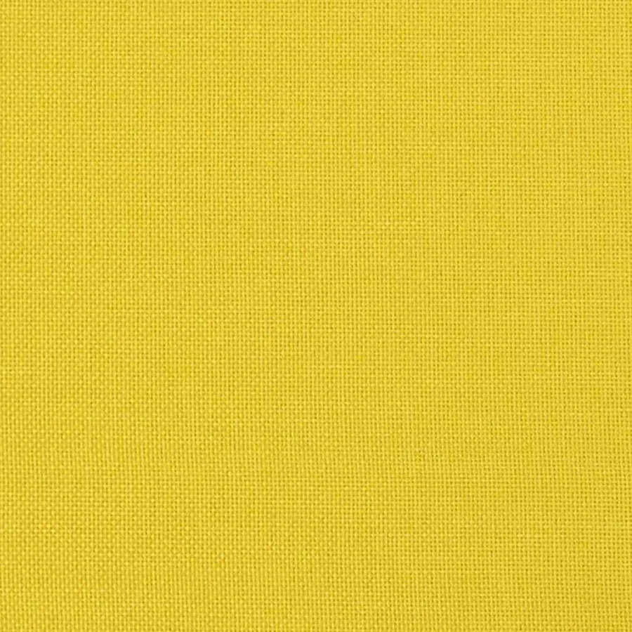 Coussins de siège 2 pcs Jaune clair Ø60 x 21 cm tissu - 8