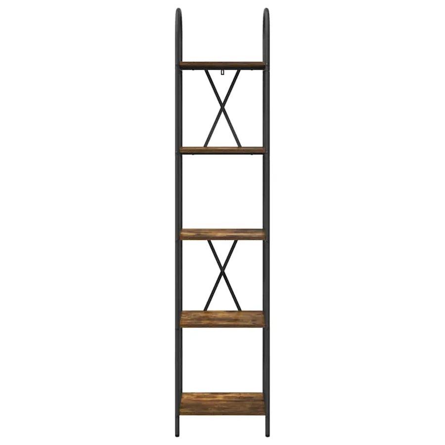 Étagère Chêne fumé 40 x 30 x 183 cm Bois d'ingénierie - 5