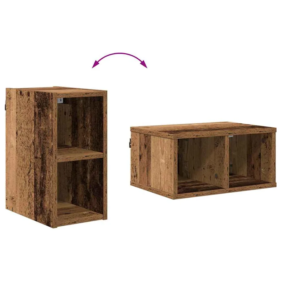 Armoire suspendue avec stockage Bois ancien 20 x 29,5 x 40 cm - 10