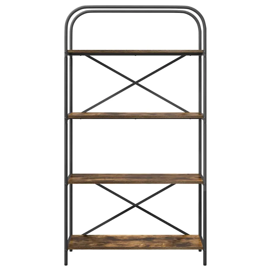 Étagère Chêne fumé 80 x 30 x 146 cm Bois d'ingénierie - 5