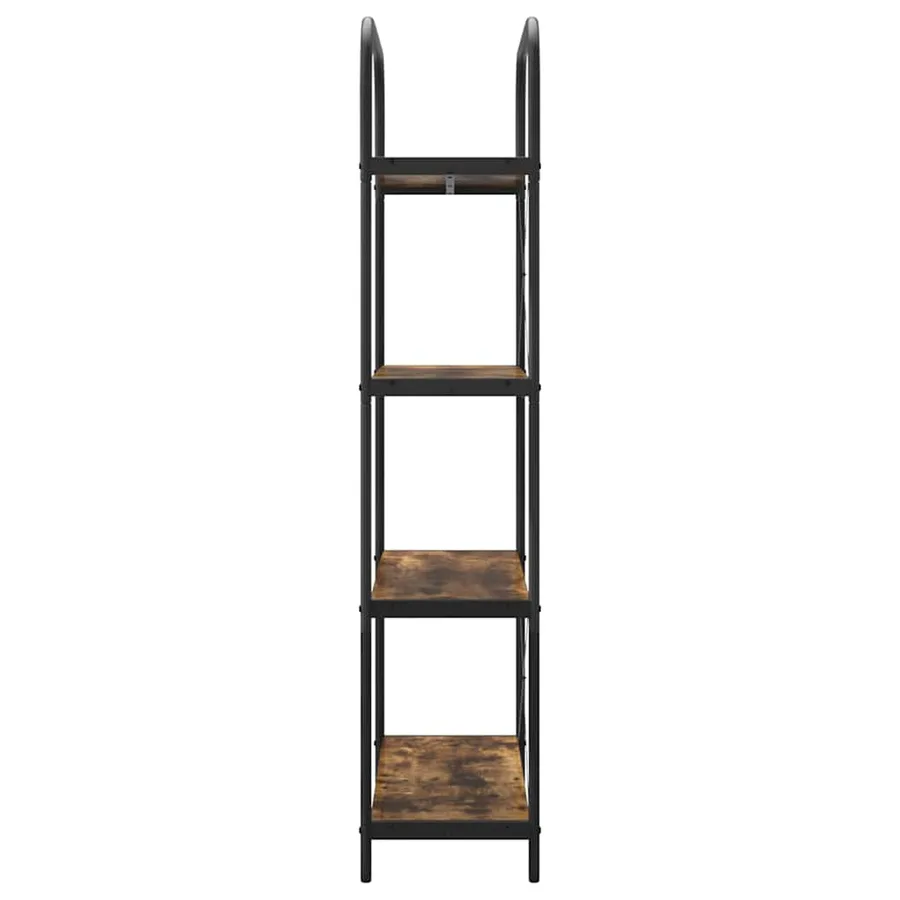 Étagère Chêne fumé 80 x 30 x 146 cm Bois d'ingénierie - 6
