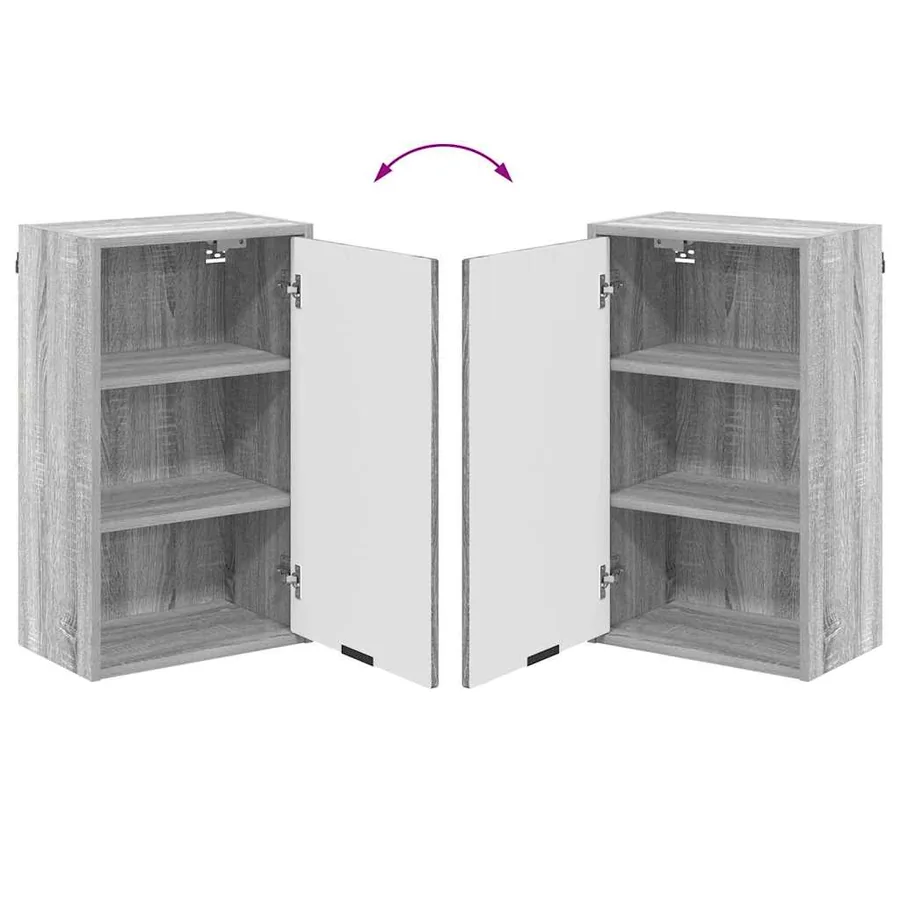 Ensemble de mobilier de salle de bain avec tiroir Gris Sonoma - 11