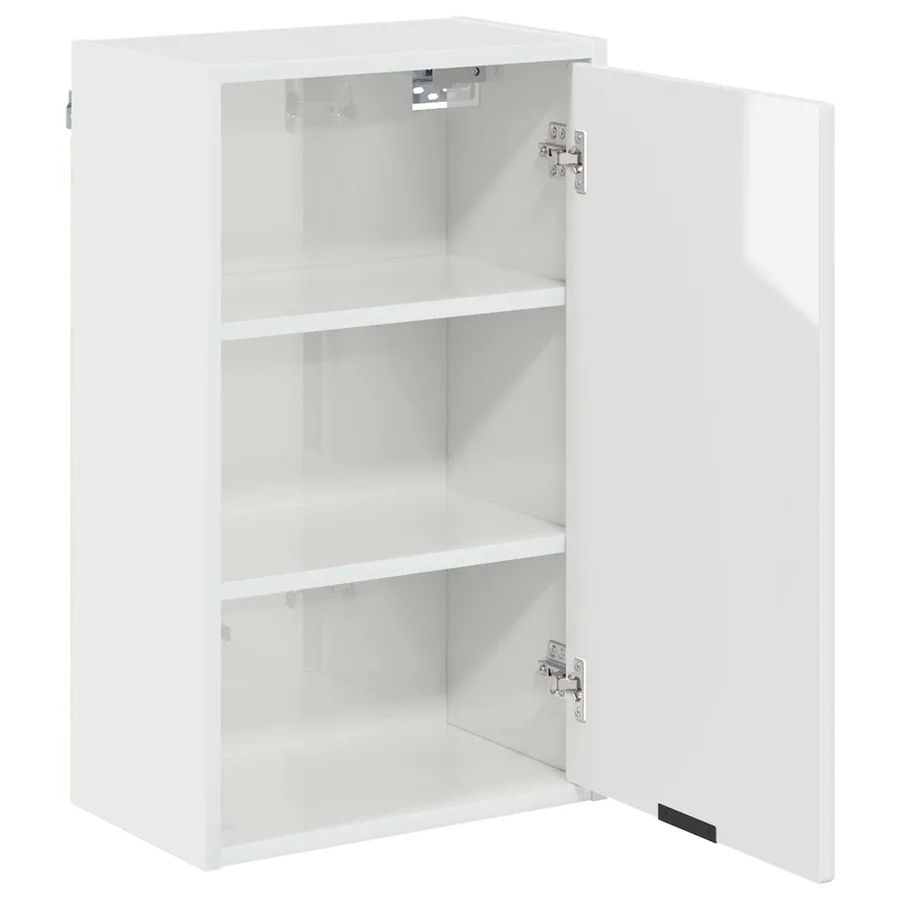 Cabinet de salle de bain Blanc brillant 39 x 23,5 x 65 cm - 5