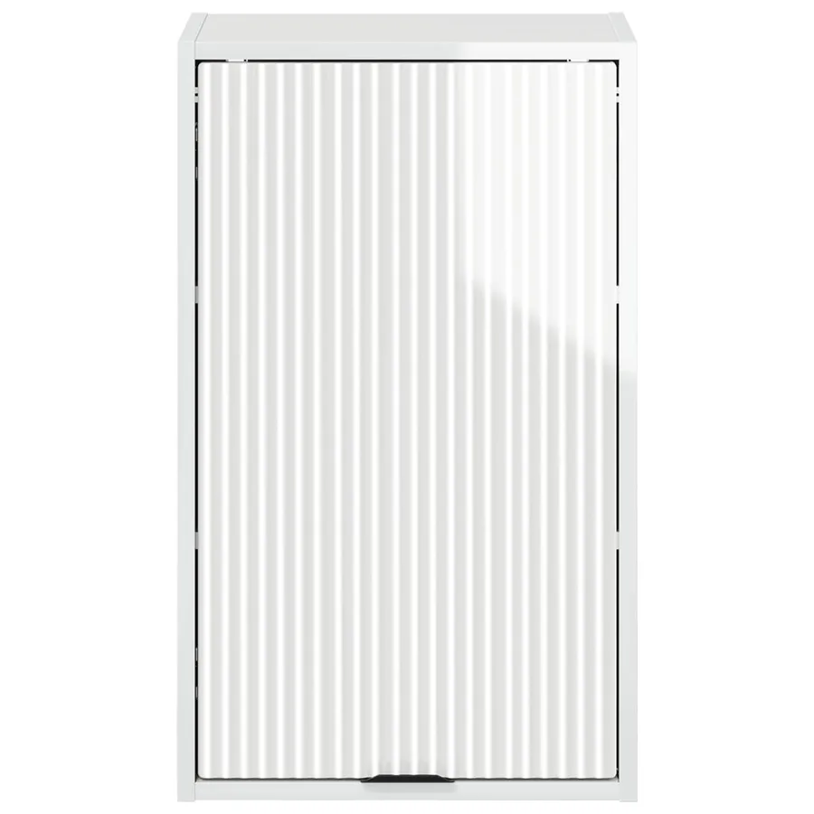 Cabinet de salle de bain Blanc brillant 39 x 23,5 x 65 cm - 6