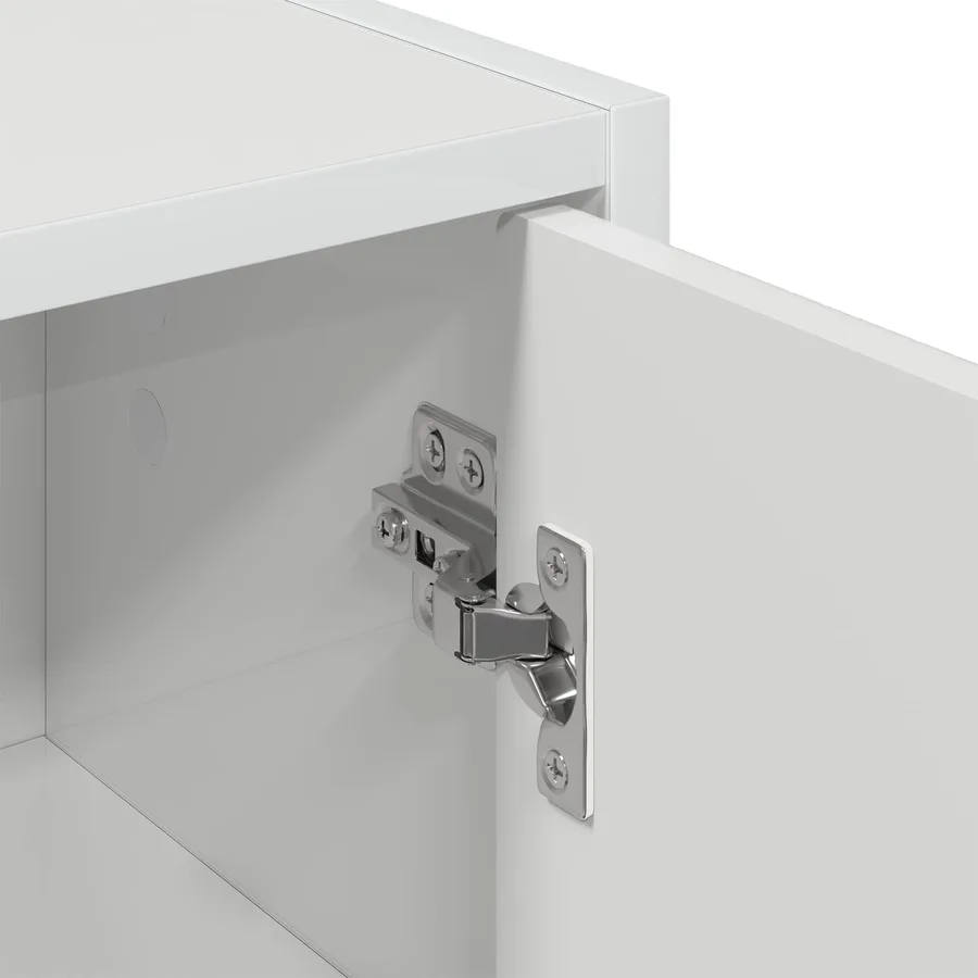 Cabinet de salle de bain Blanc brillant 39 x 23,5 x 65 cm - 8