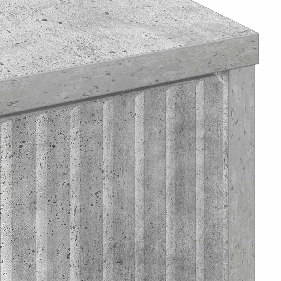Cabinet de salle de bain Gris béton 39,5 x 36 x 88 cm - 11